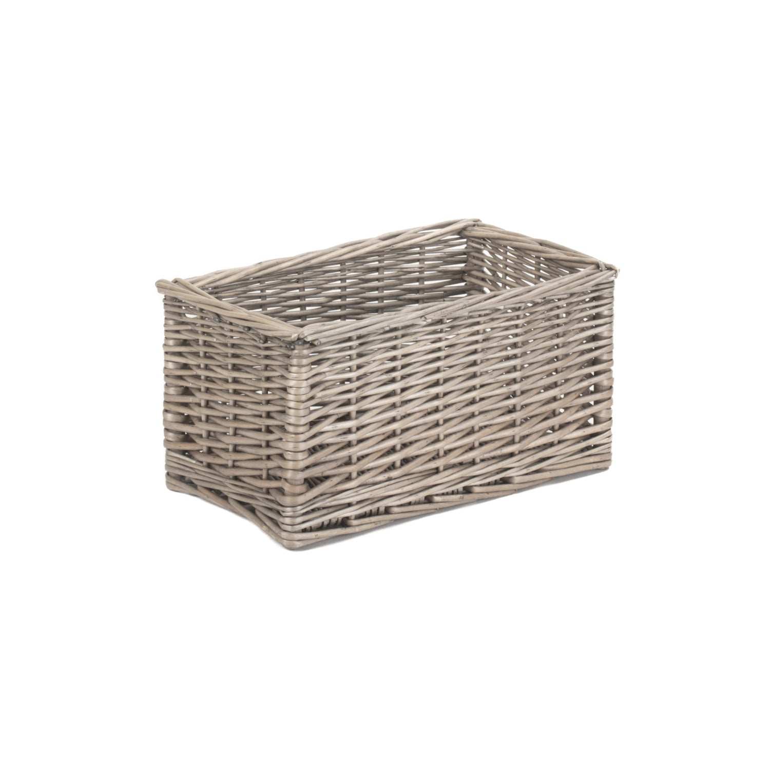 Small Antique Wash Willow Storage Basket