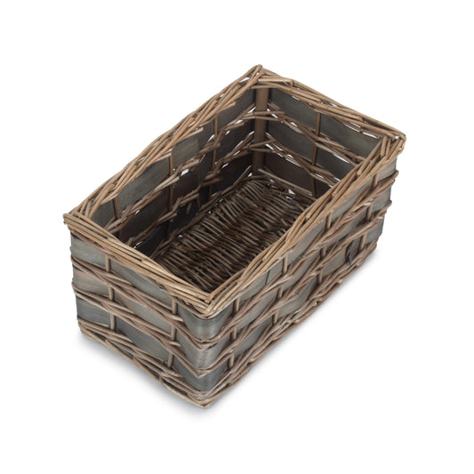 Small Grey Scandi Storage Basket