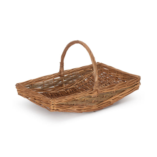 Small Unpeeled Willow Garden Trug