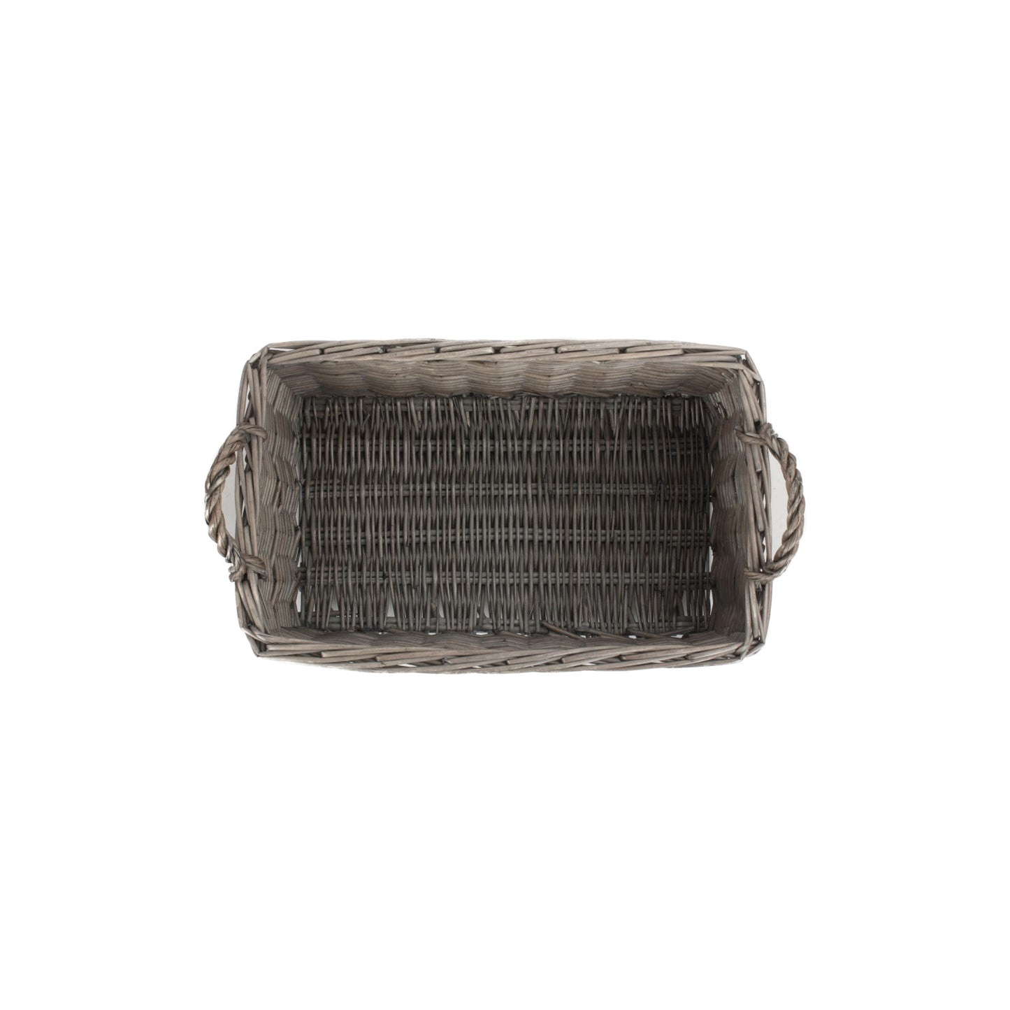 Small Shallow Antique Wash Storage Basket