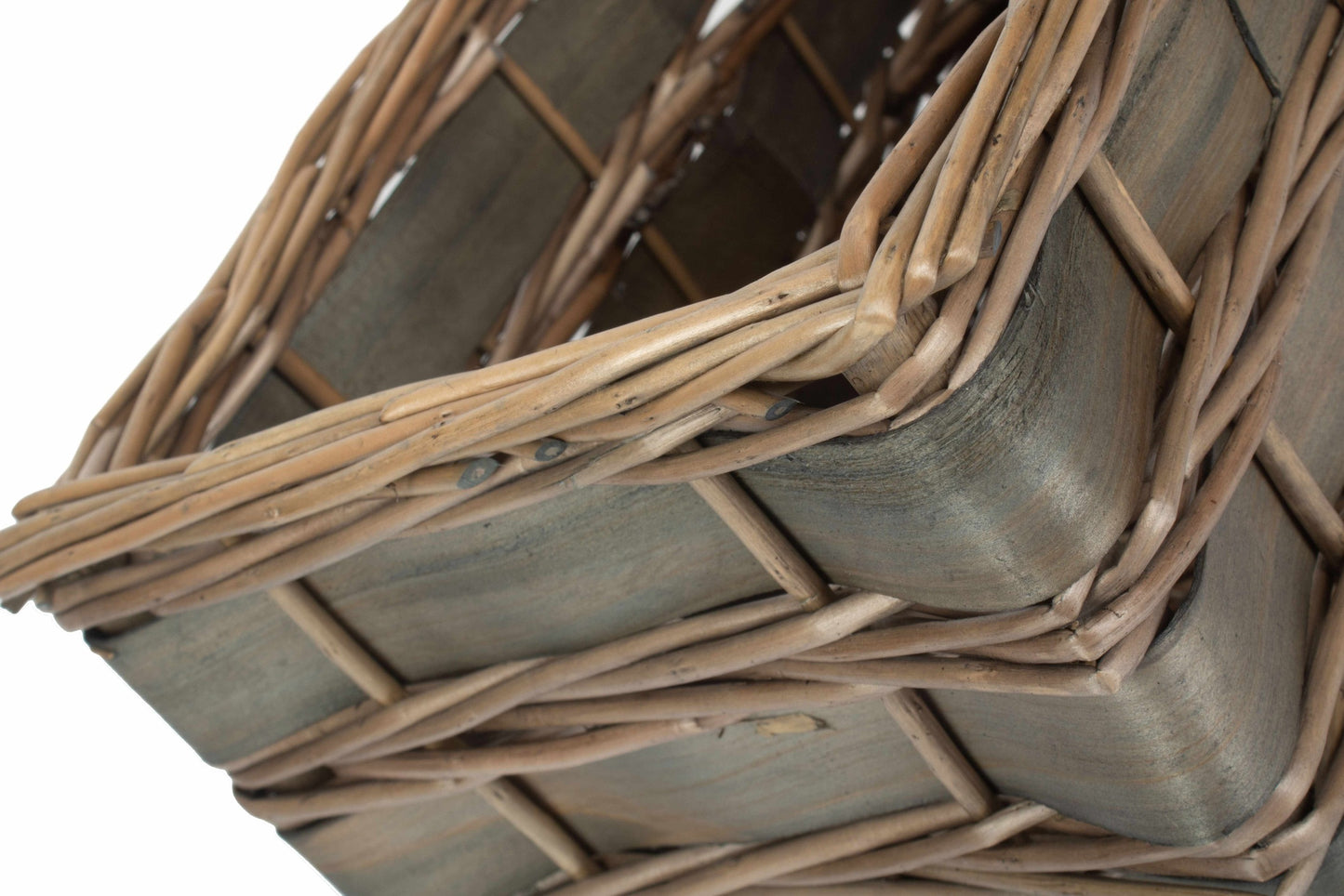 Small Grey Scandi Storage Basket