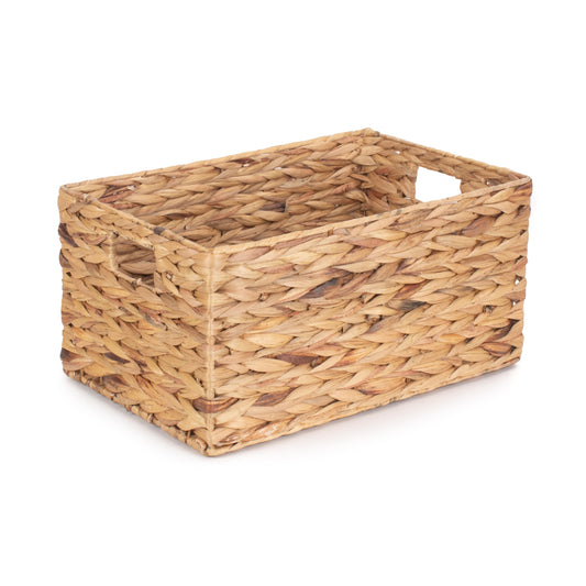 Medium Water Hyacinth Rectangular Storage Basket