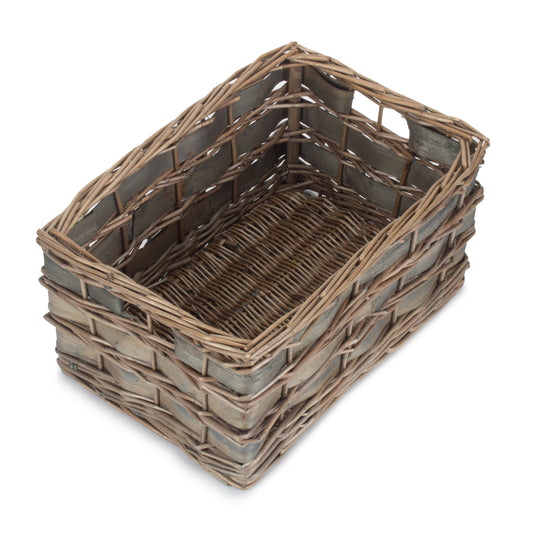 Medium Grey Scandi Storage Basket
