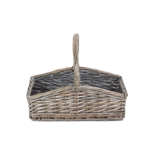 Large Slope-Sided Antique Wash Gardening Trug