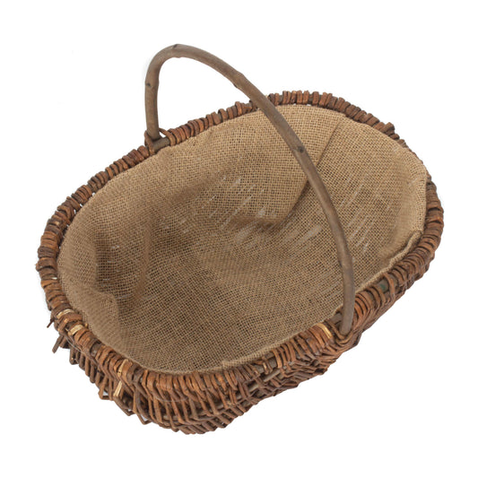 Medium Oval Unpeeled Willow Garden Trug