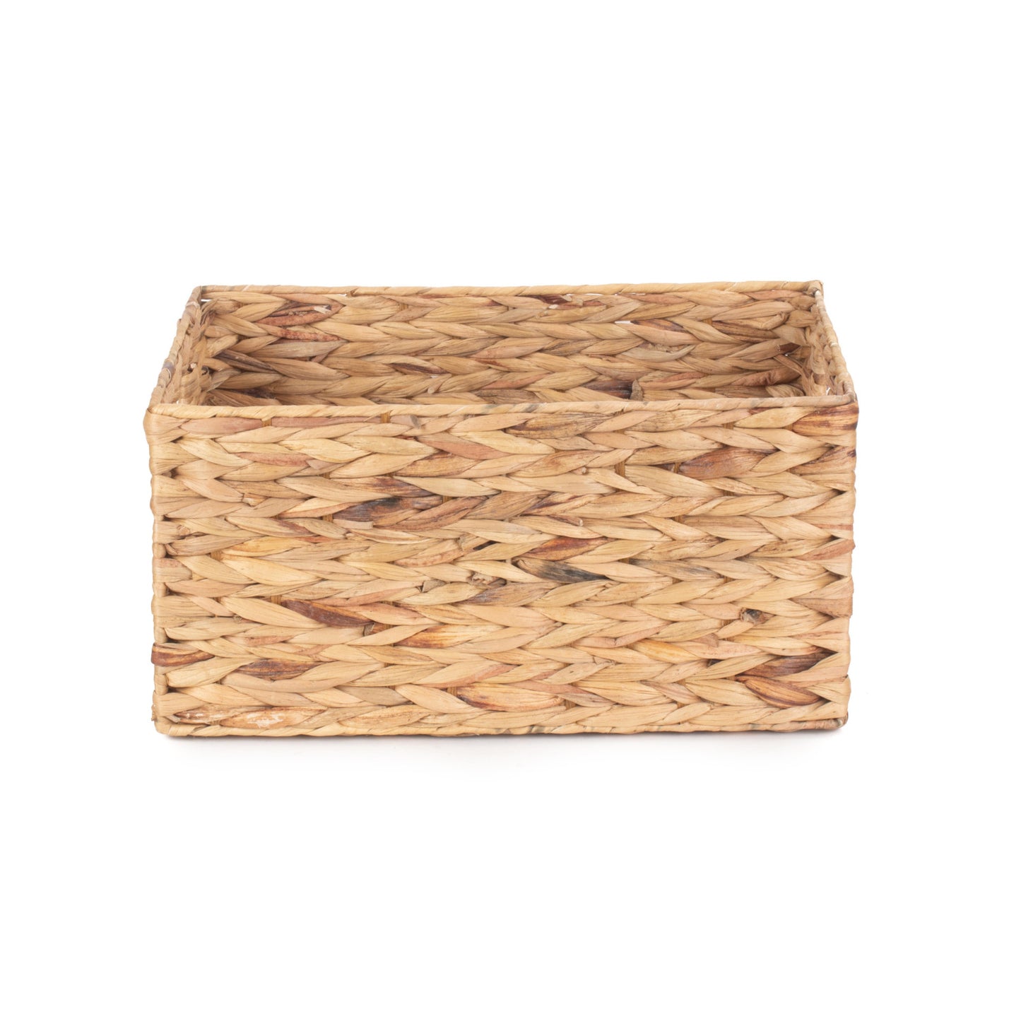 Medium Water Hyacinth Rectangular Storage Basket