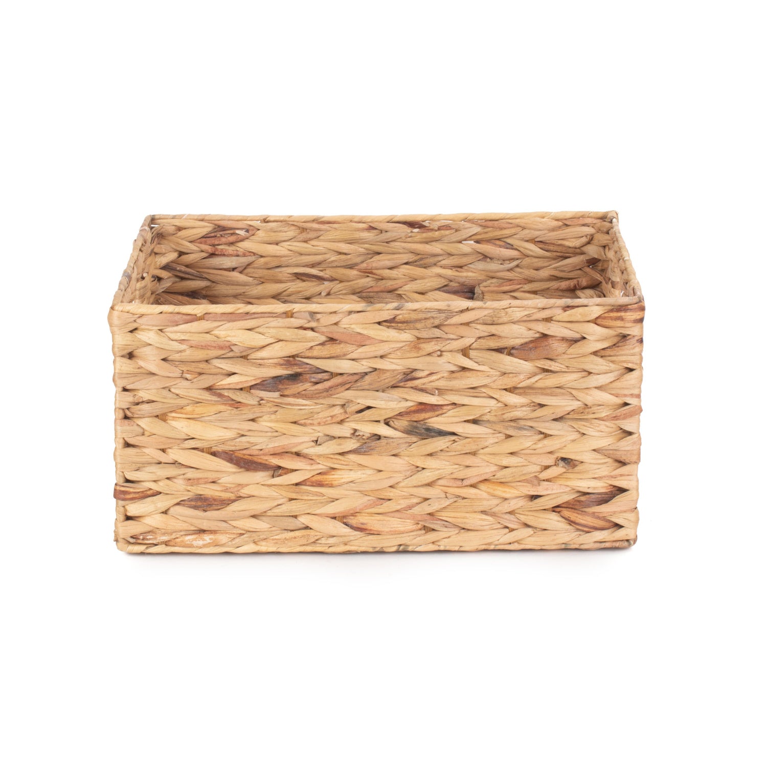 Medium Water Hyacinth Rectangular Storage Basket