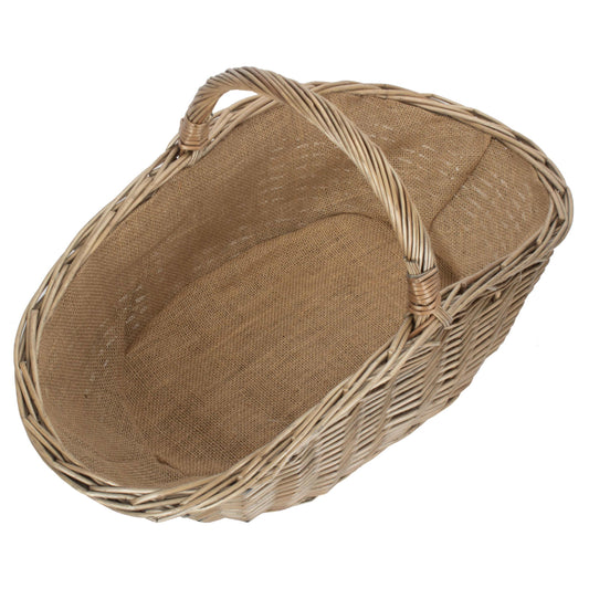 Large Antique Wash Harvesting Basket