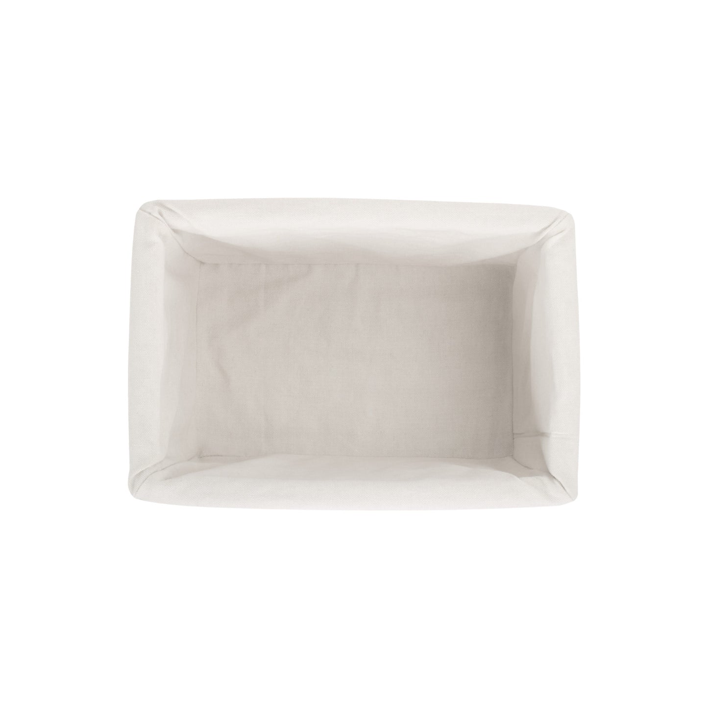 Medium Antique Wash Willow Storage Basket with White Lining