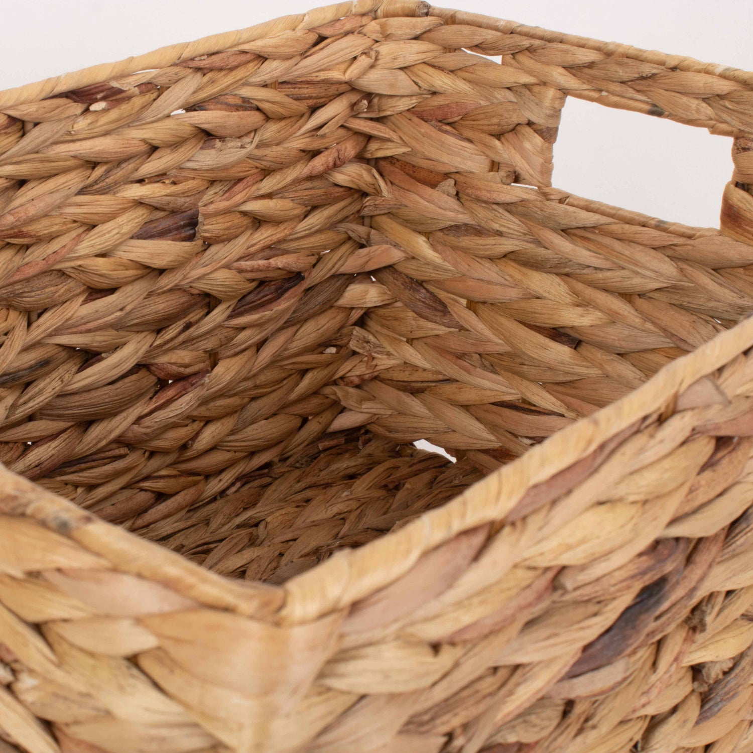 Medium Water Hyacinth Rectangular Storage Basket