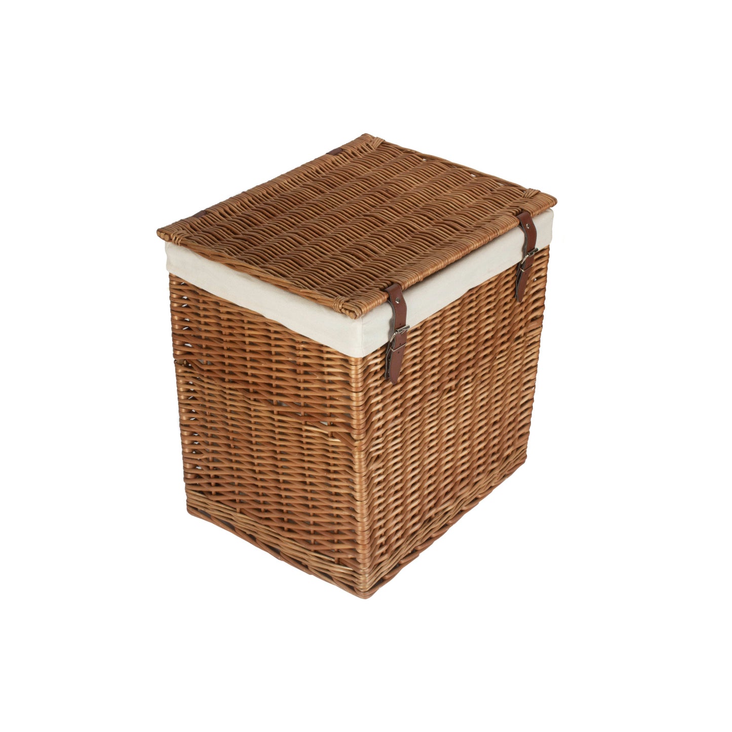 Boutique Double Steamed Wash Willow Laundry Hamper With Lining - Large