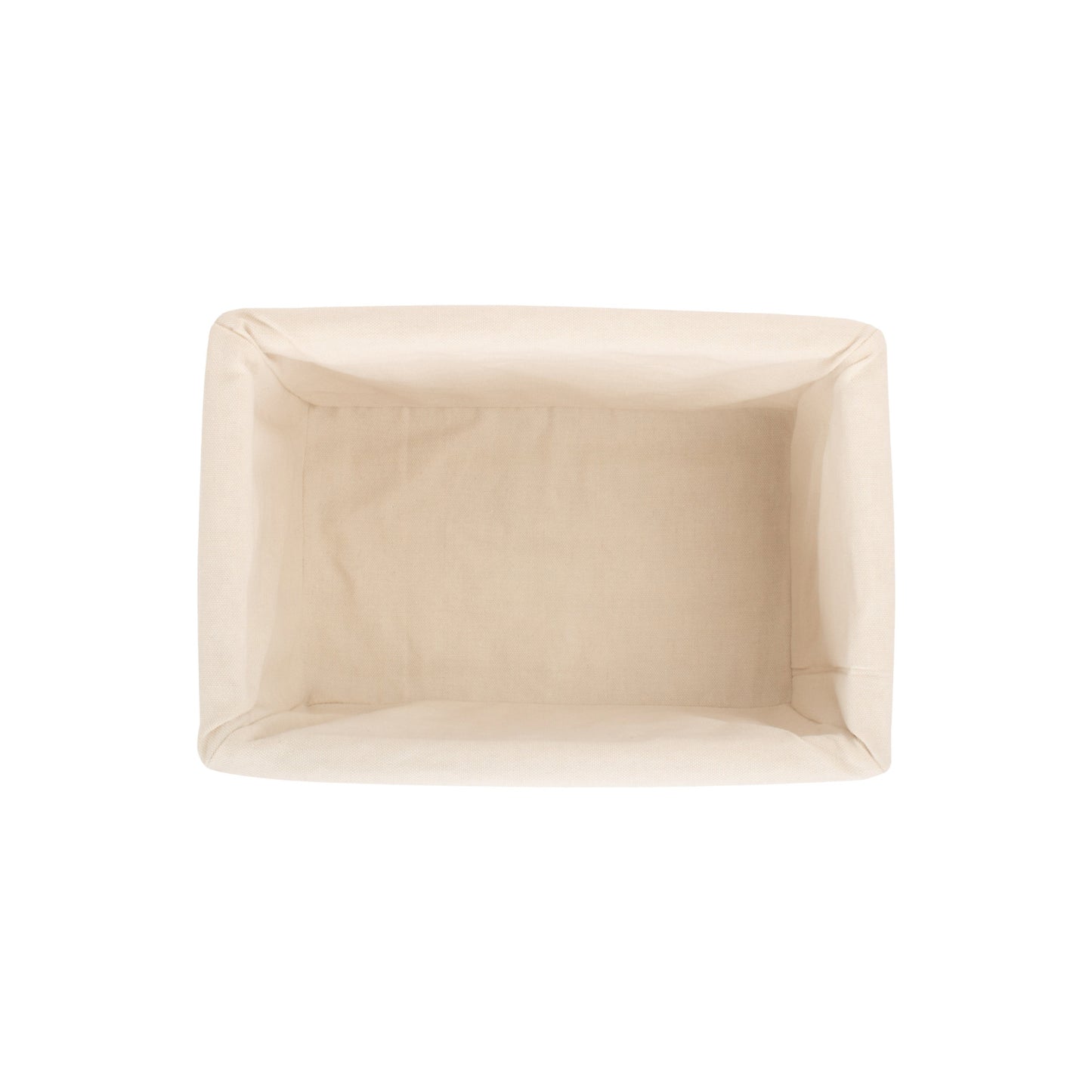 Medium White Wash Willow Storage Basket with White Lining