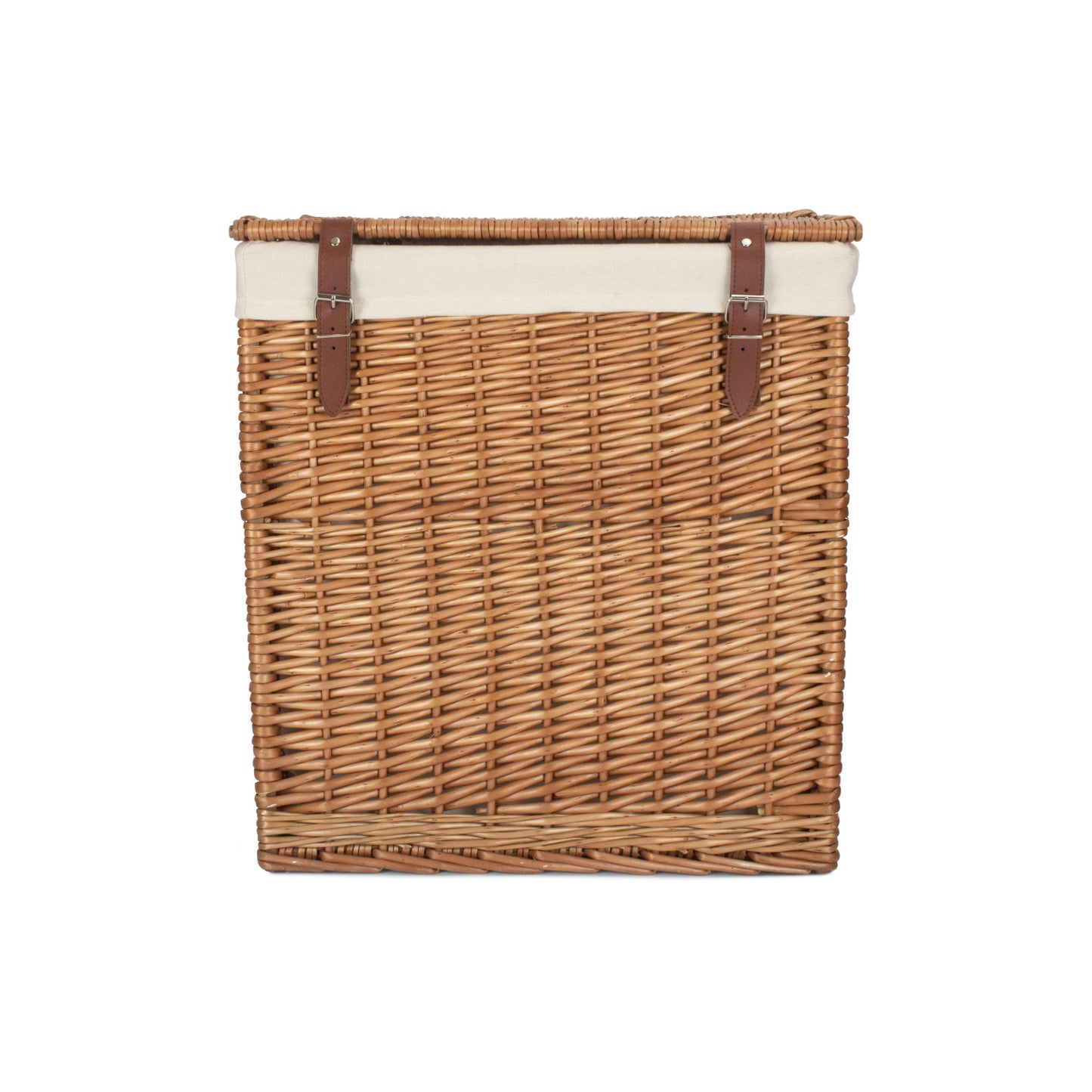 Boutique Double Steamed Wash Willow Laundry Hamper With Lining - Large