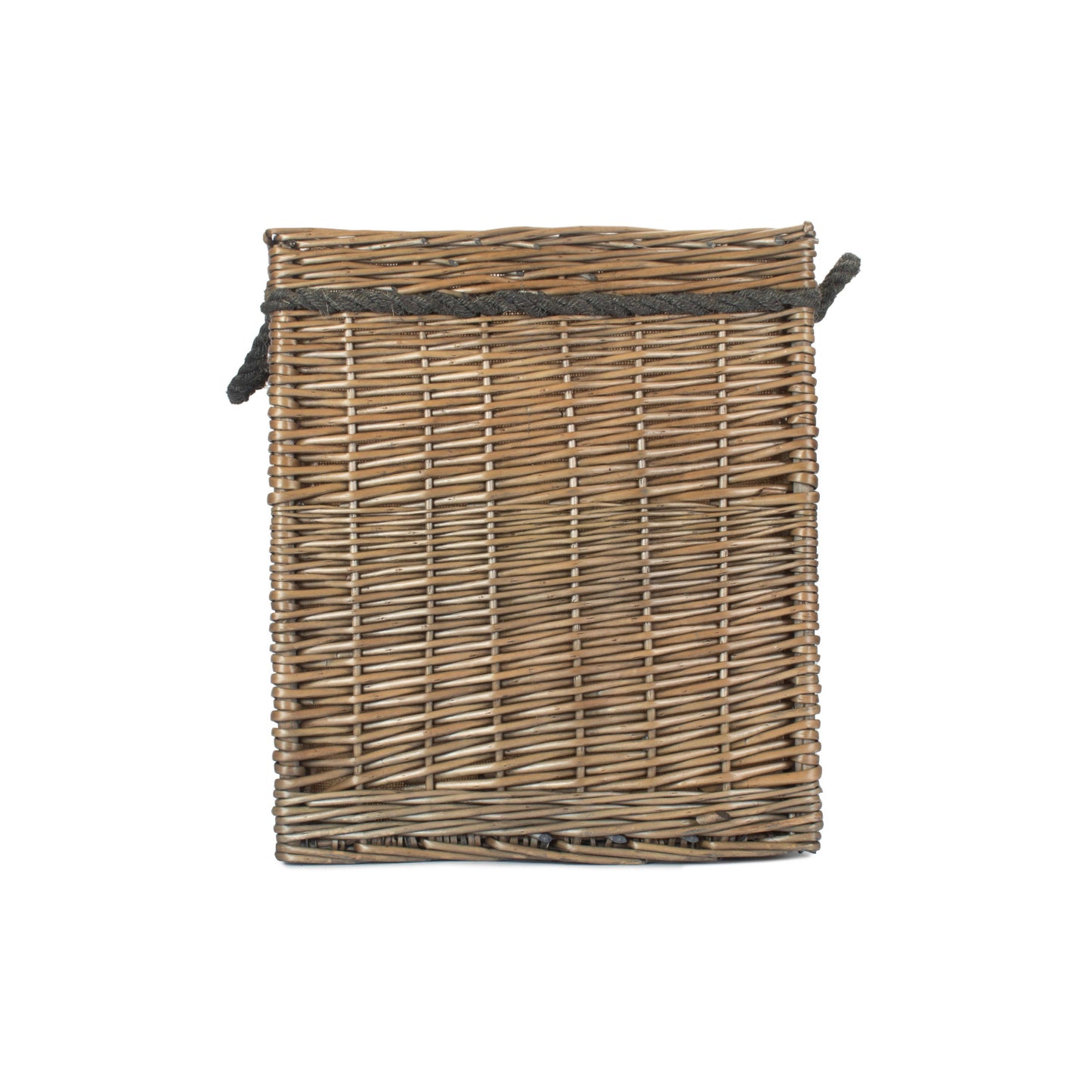 Antique Wash Willow Square Storage Basket Size 2 - Medium