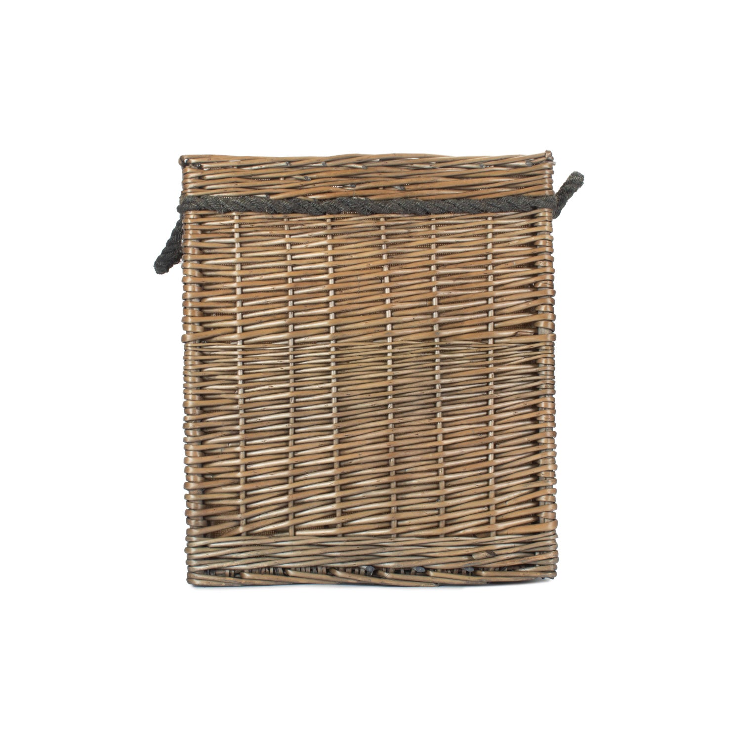 Antique Wash Willow Square Storage Basket Size 2 - Medium