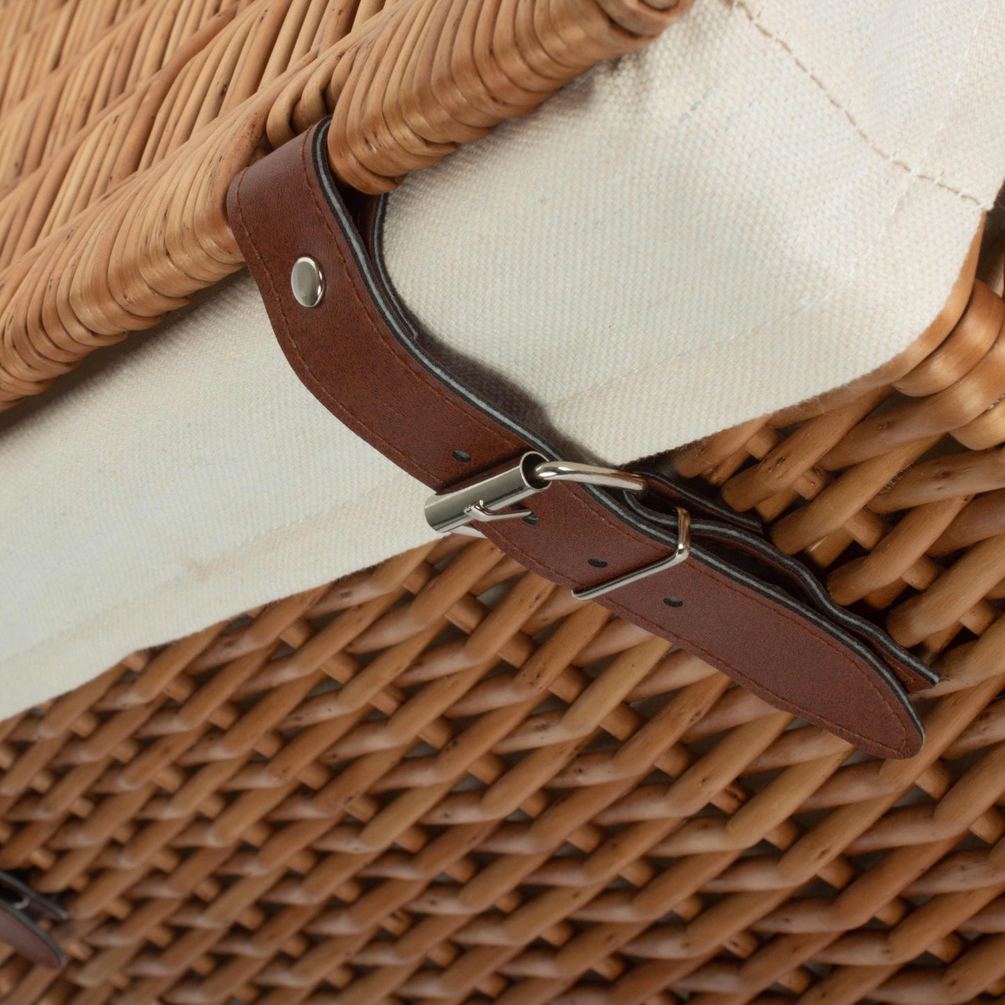 Boutique Double Steamed Wash Willow Laundry Hamper With Lining - Large