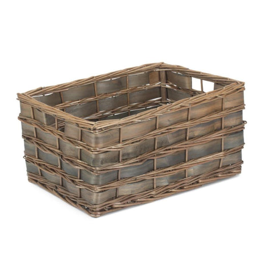 Large Grey Scandi Storage Basket