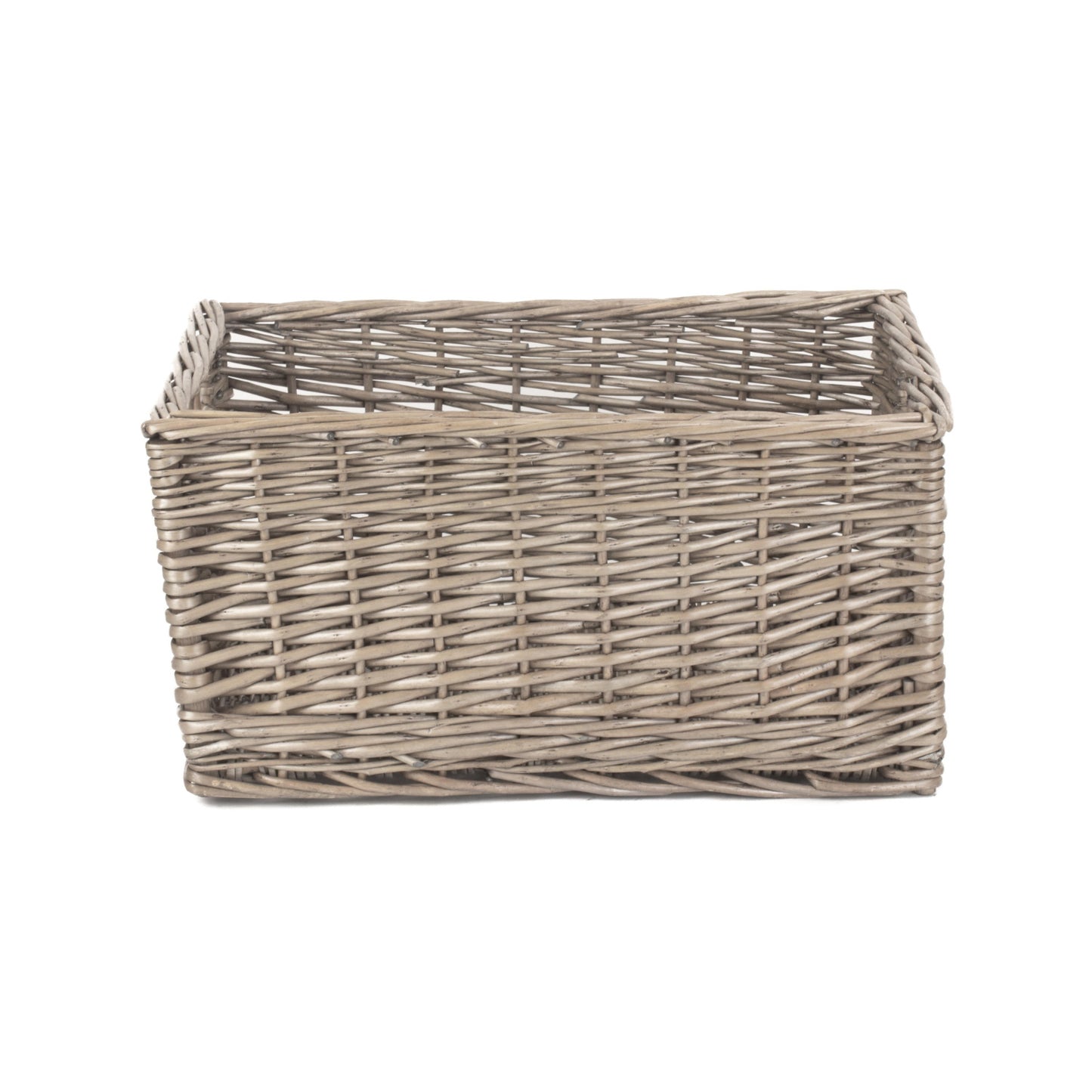 Large Antique Wash Willow Storage Basket
