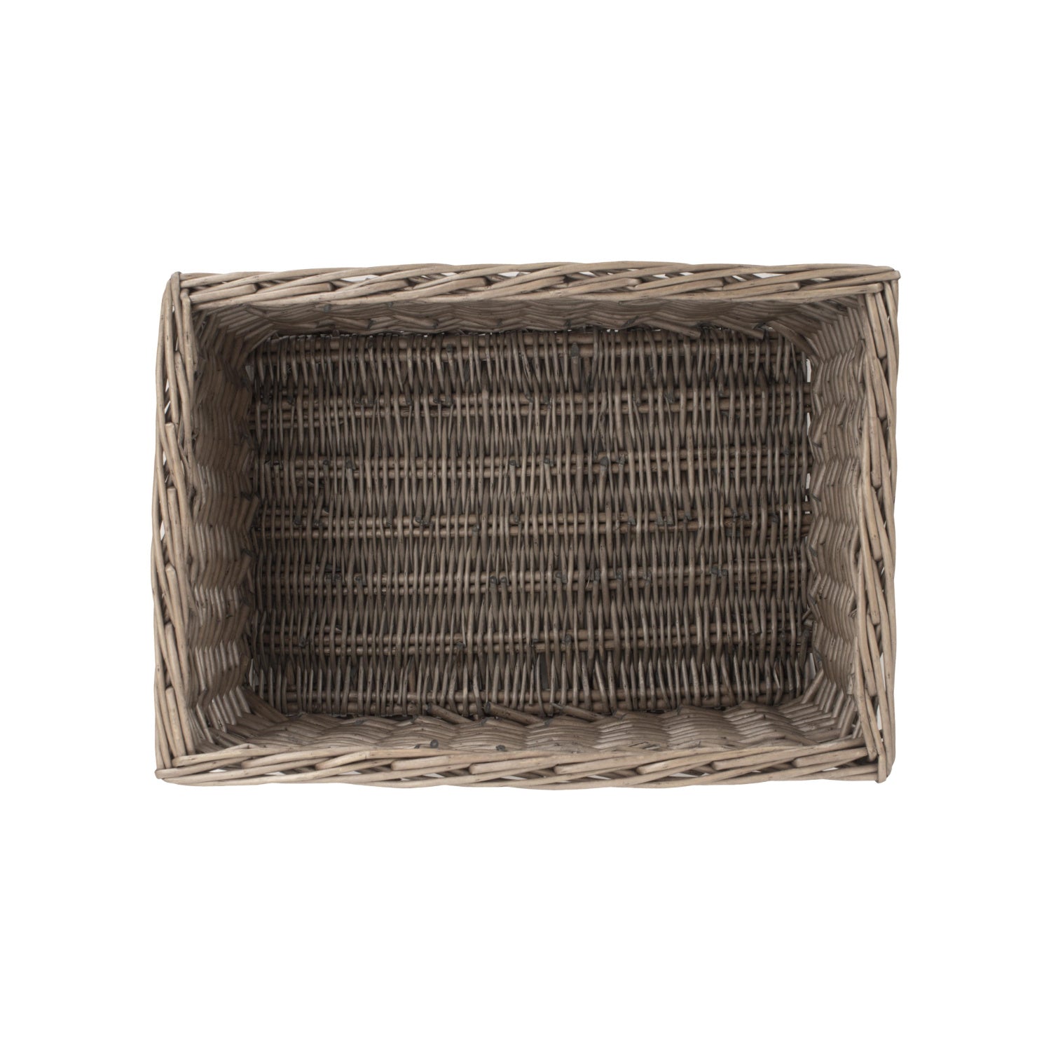 Large Antique Wash Willow Storage Basket