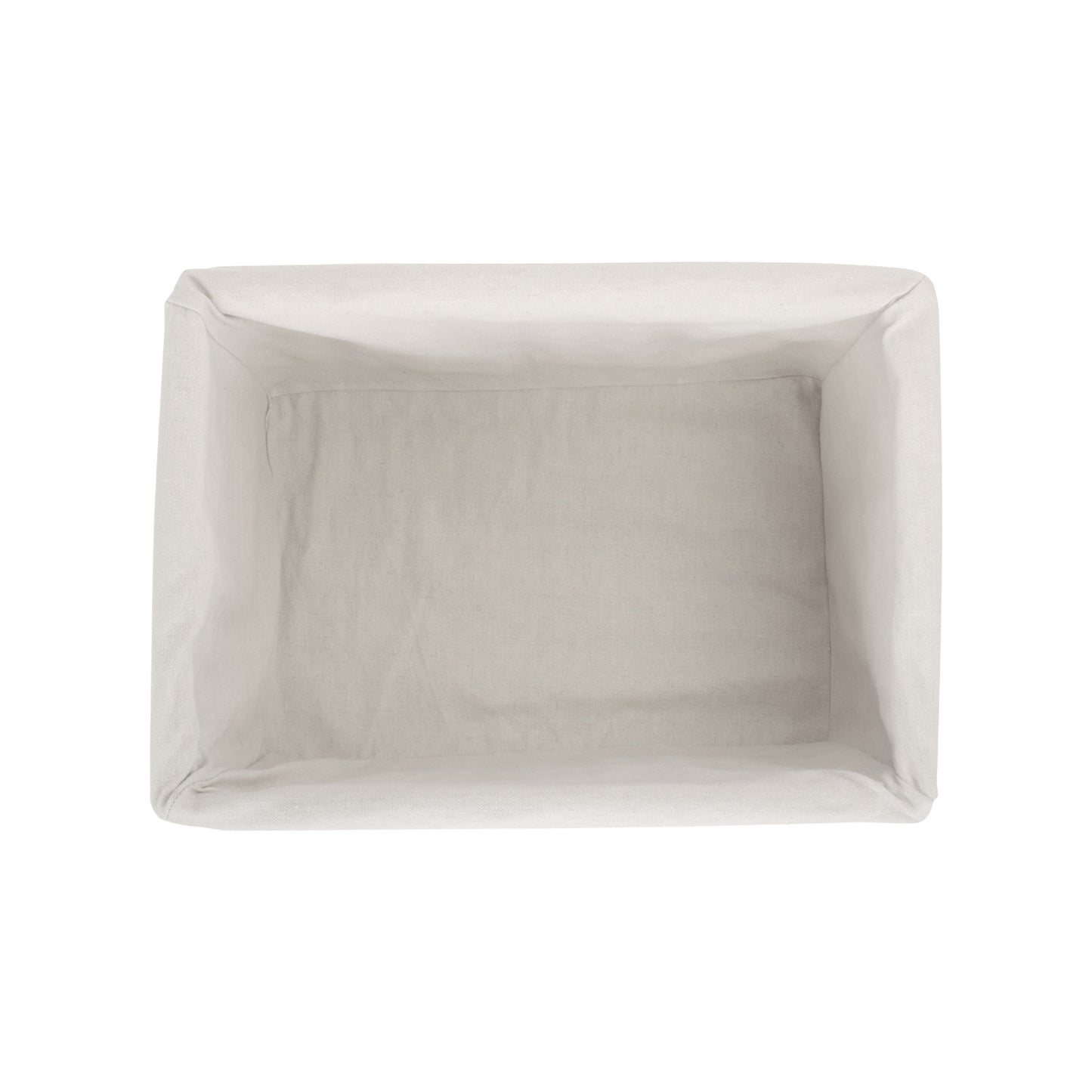 Large Antique Wash Willow Storage Basket with White Lining