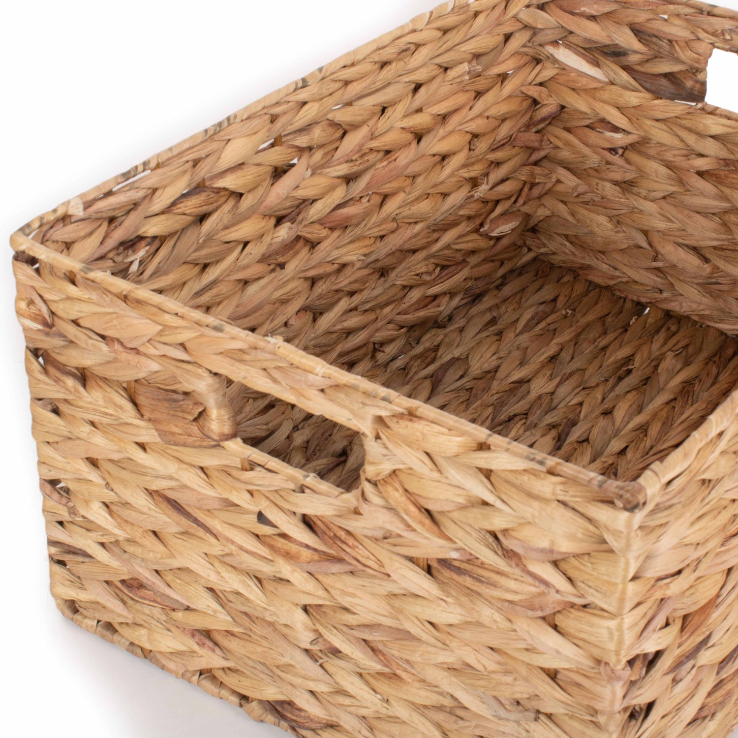 Large Water Hyacinth Rectangular Storage Basket