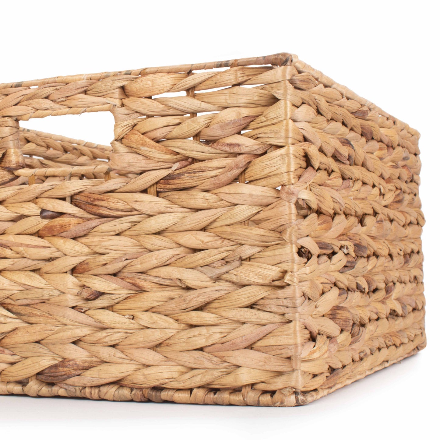 Large Water Hyacinth Rectangular Storage Basket
