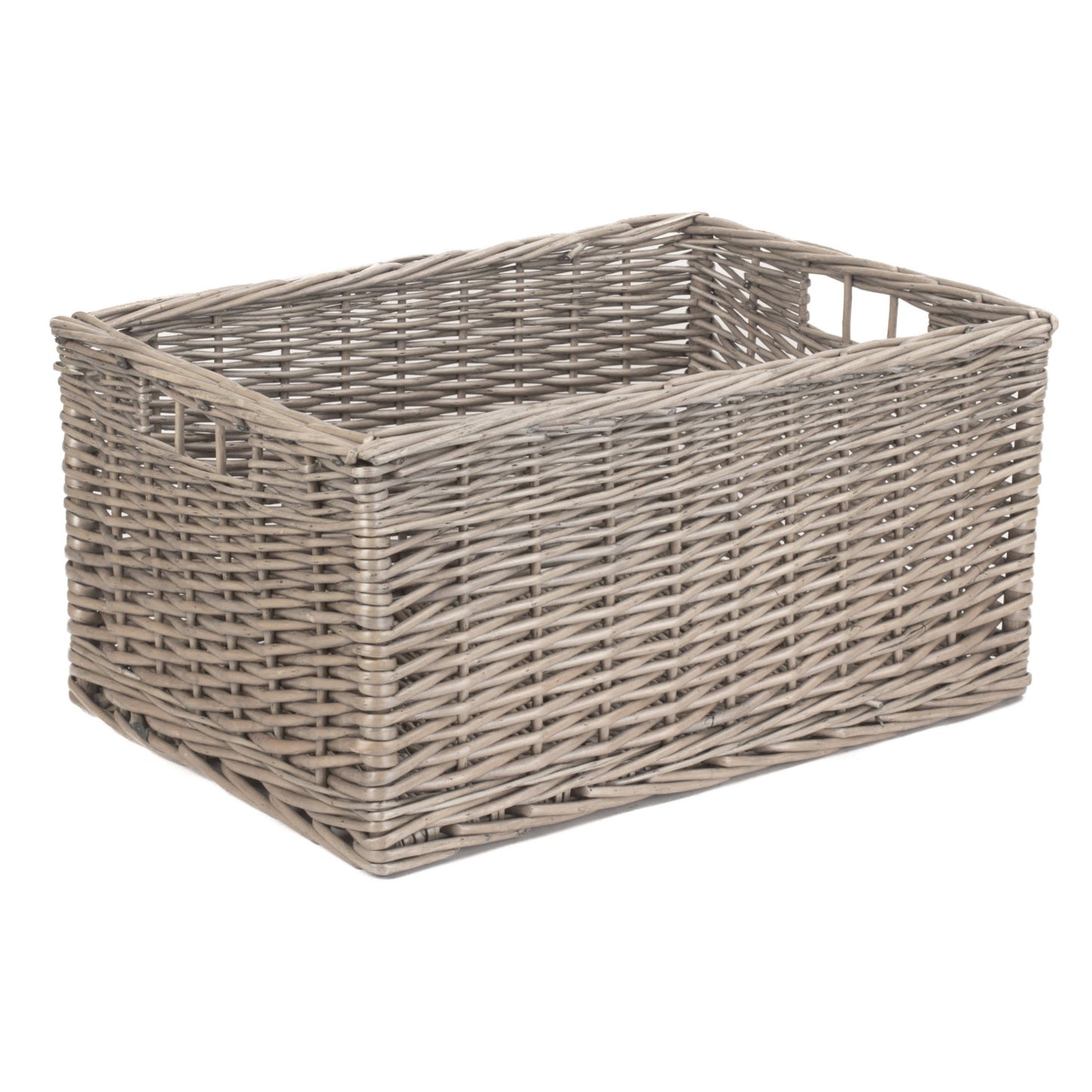 Extra Large Antique Wash Willow Storage Basket