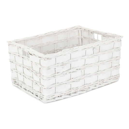 Extra Large White Scandi Storage Basket