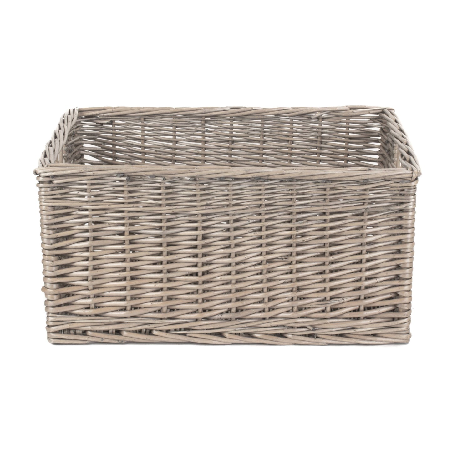 Extra Large Antique Wash Willow Storage Basket