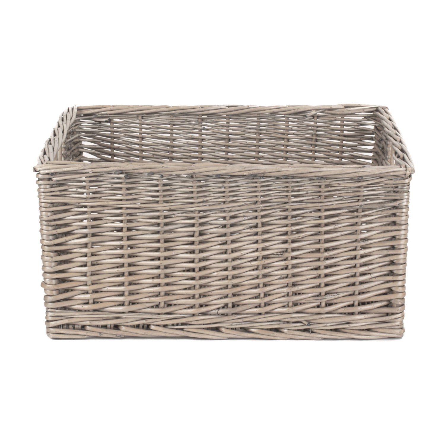 Extra Large Antique Wash Willow Storage Basket