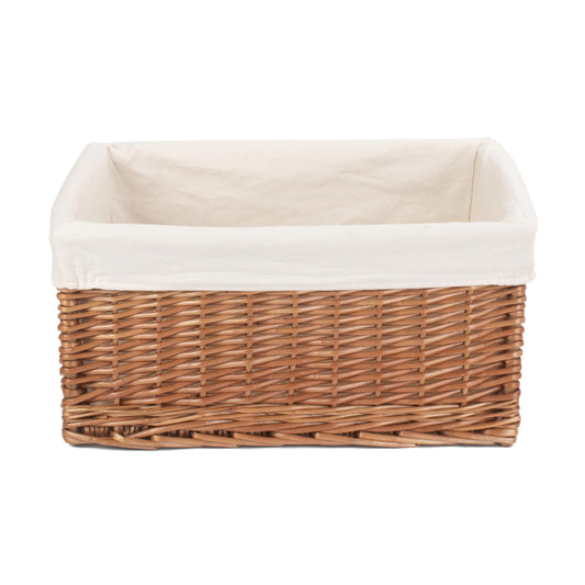 Extra Large Double Steamed Storage Basket with White Lining