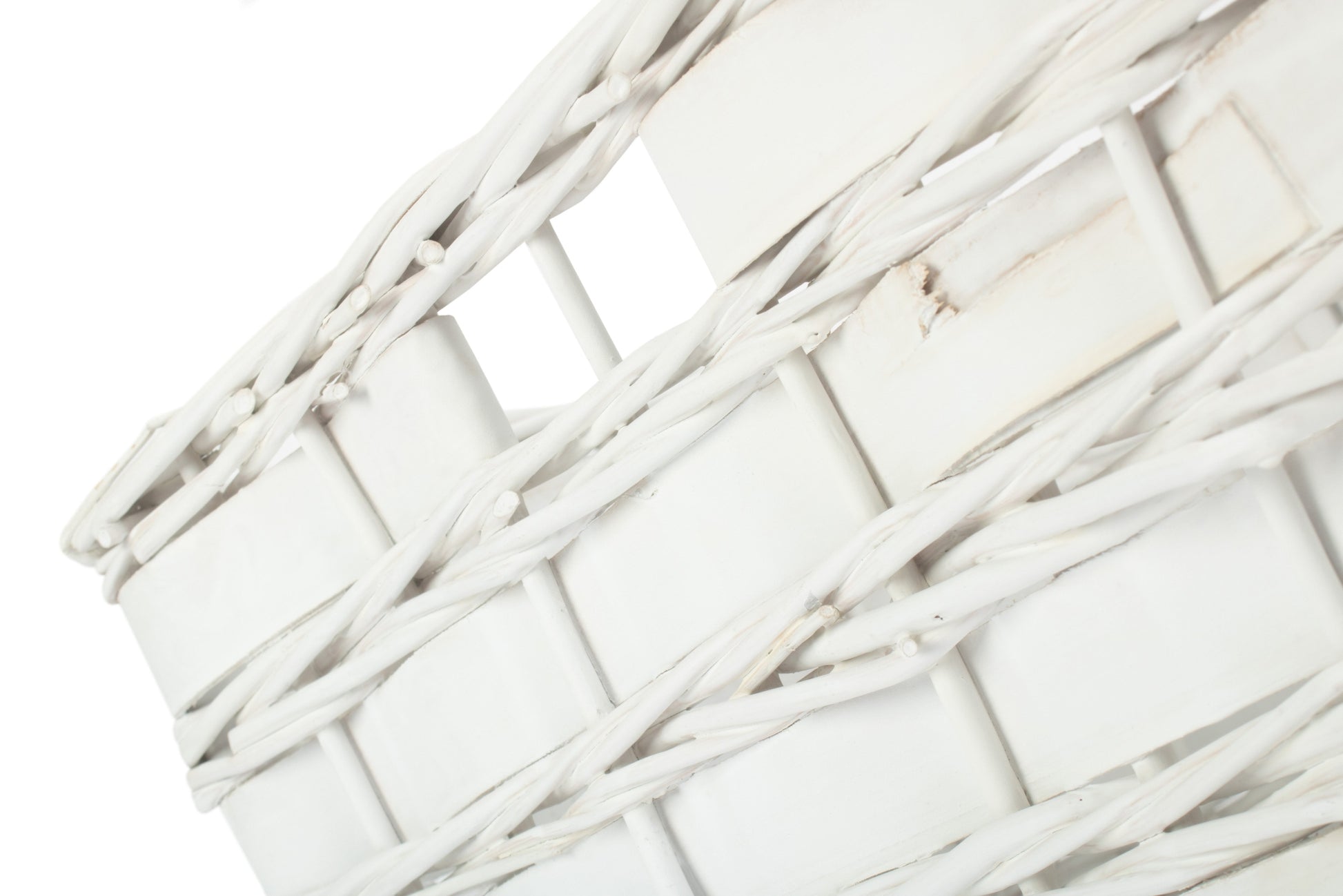 Extra Large White Scandi Storage Basket