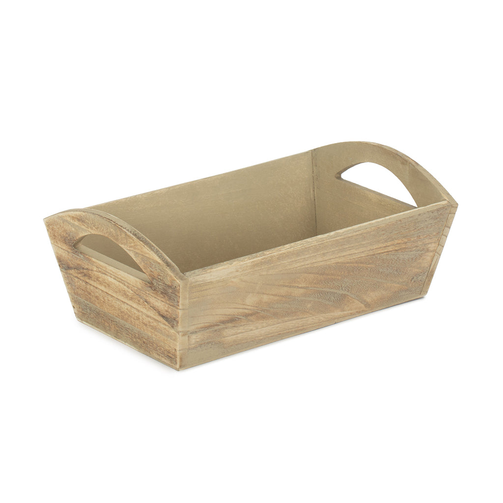 Oak Effect Small Wooden Storage Tray