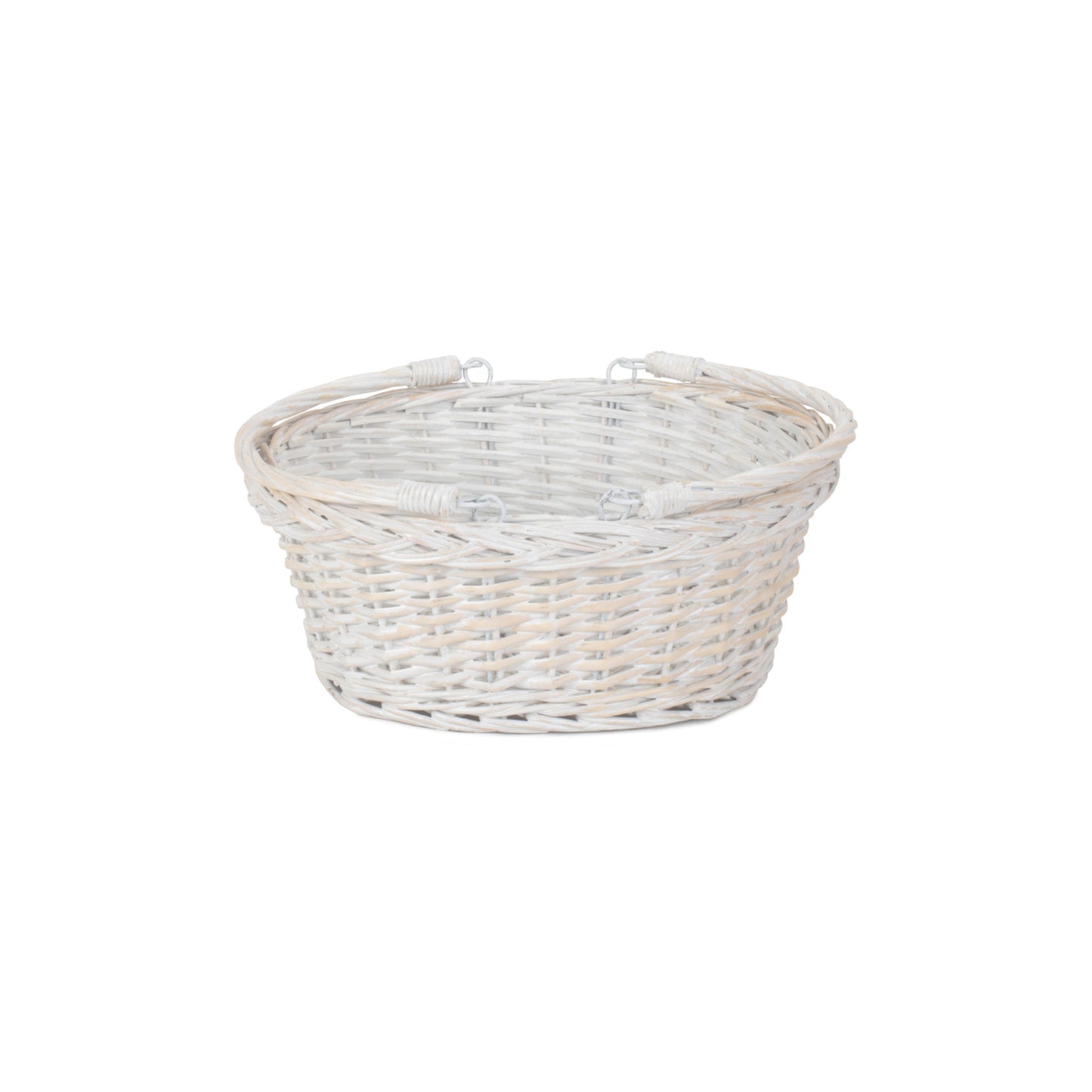 Small White Swing Handle Shopper