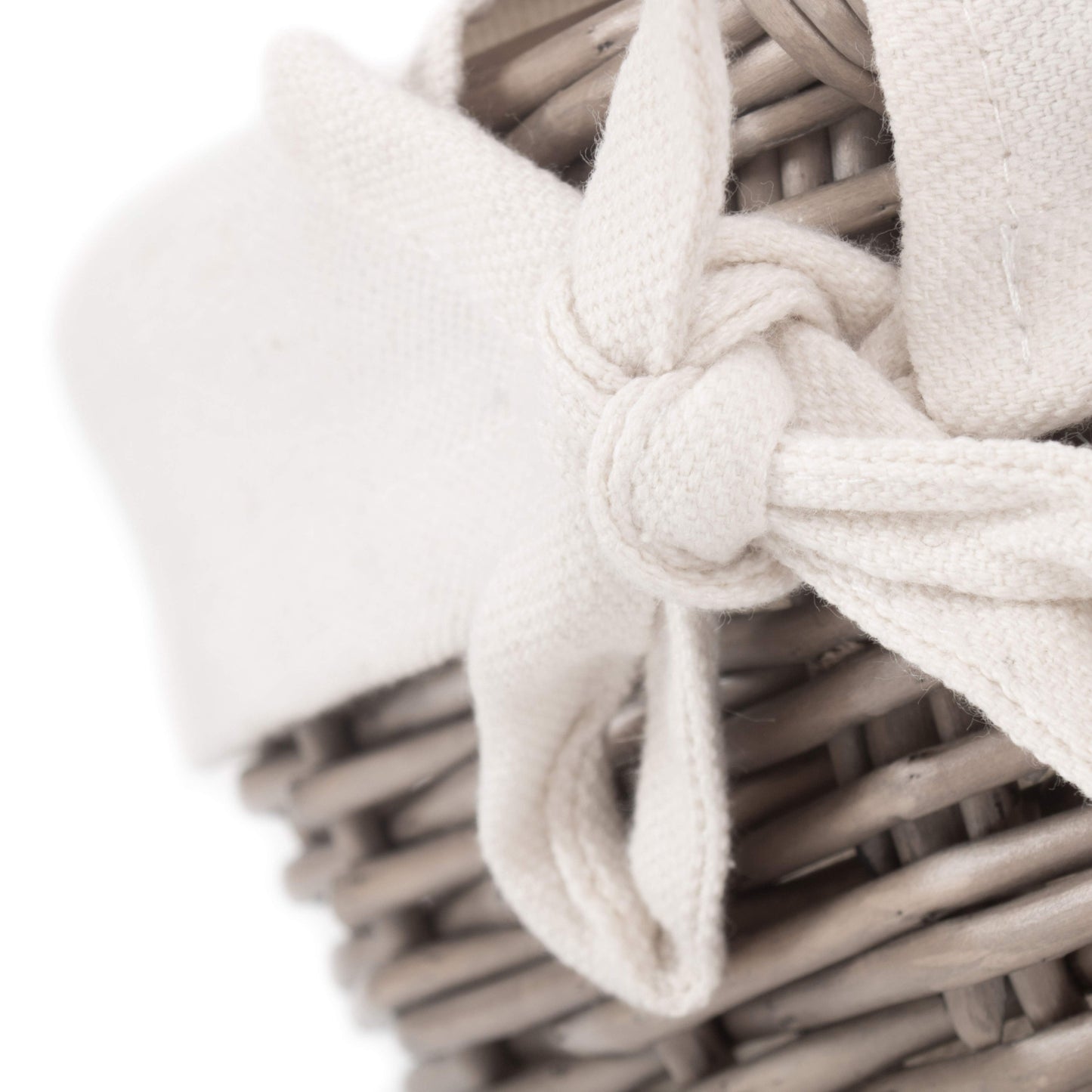 Large Antique Wash Bathroom Shopper - Lined