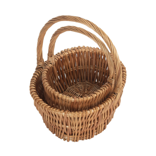 Double Steamed Vertical Weave Shopper Set 2