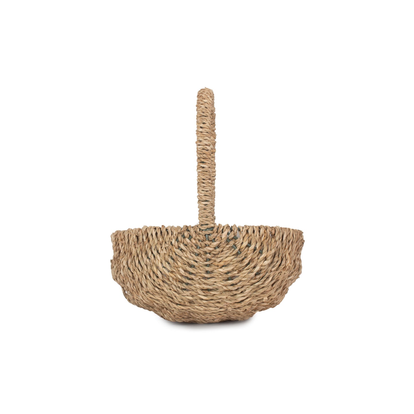 Oval Seagrass Flower Basket