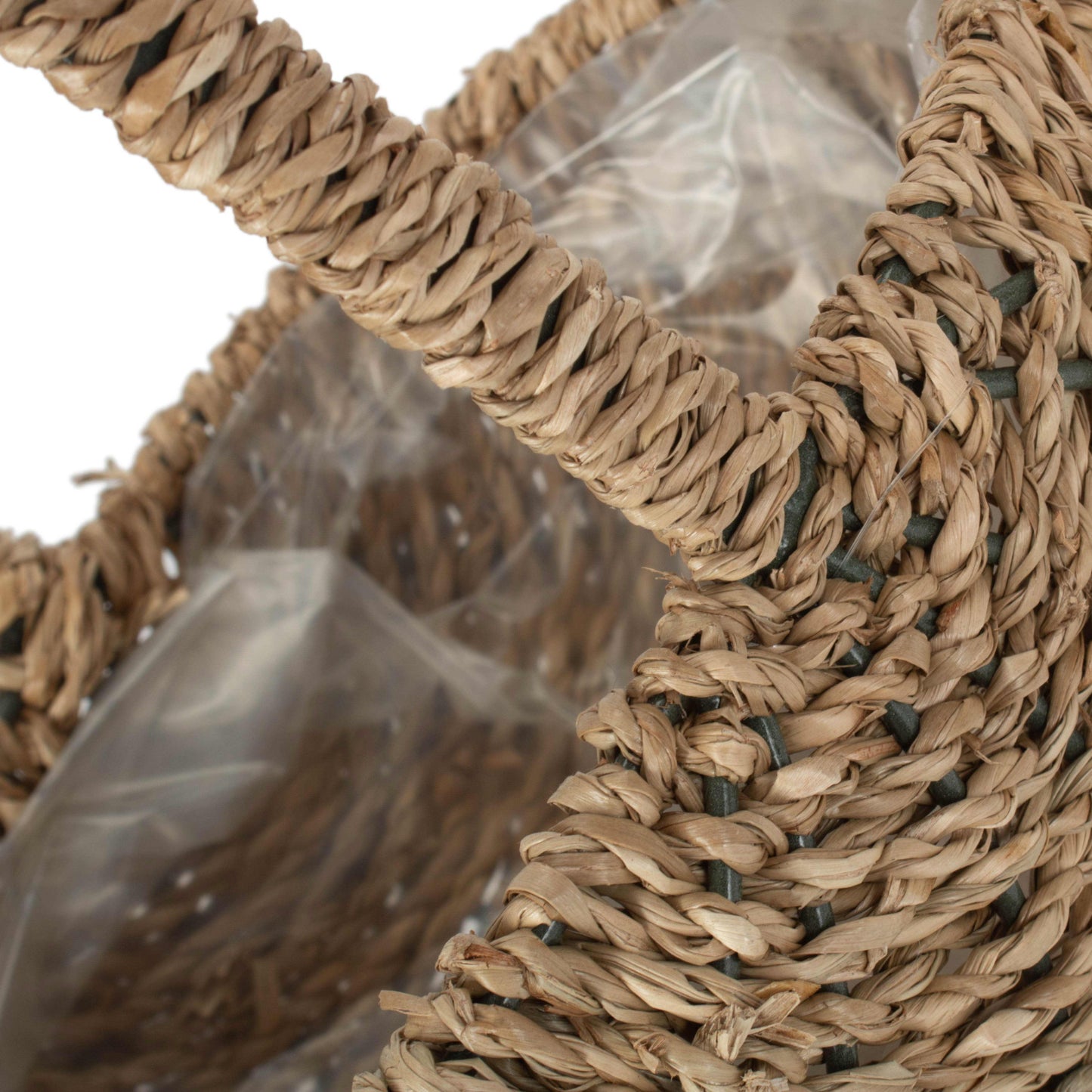 Oval Seagrass Flower Basket