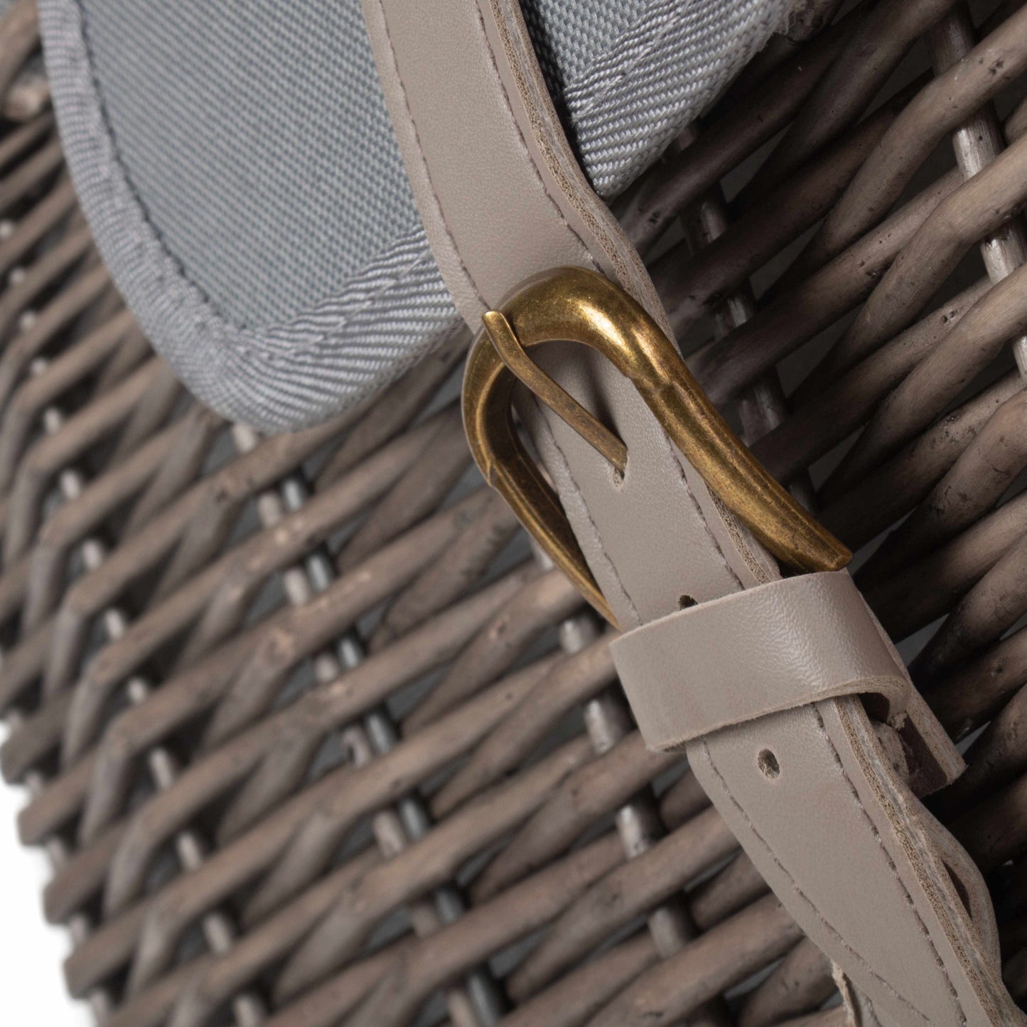 Grey Chiller Basket And Picnic Blanket