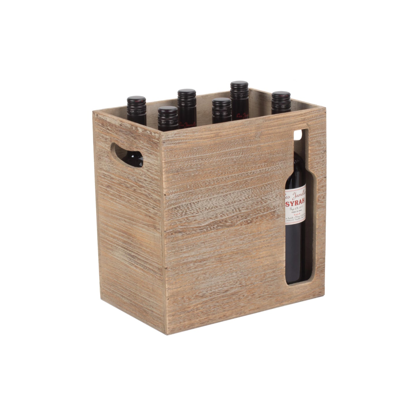 6 Wine Bottle Cut-out Carrier