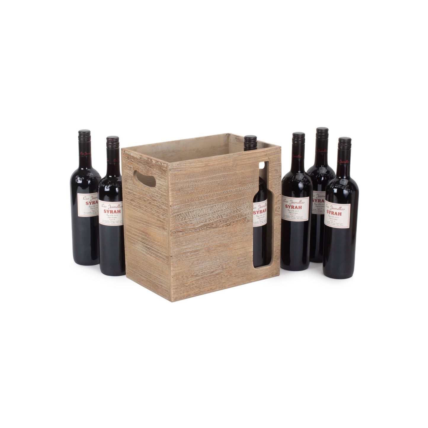 6 Wine Bottle Cut-out Carrier