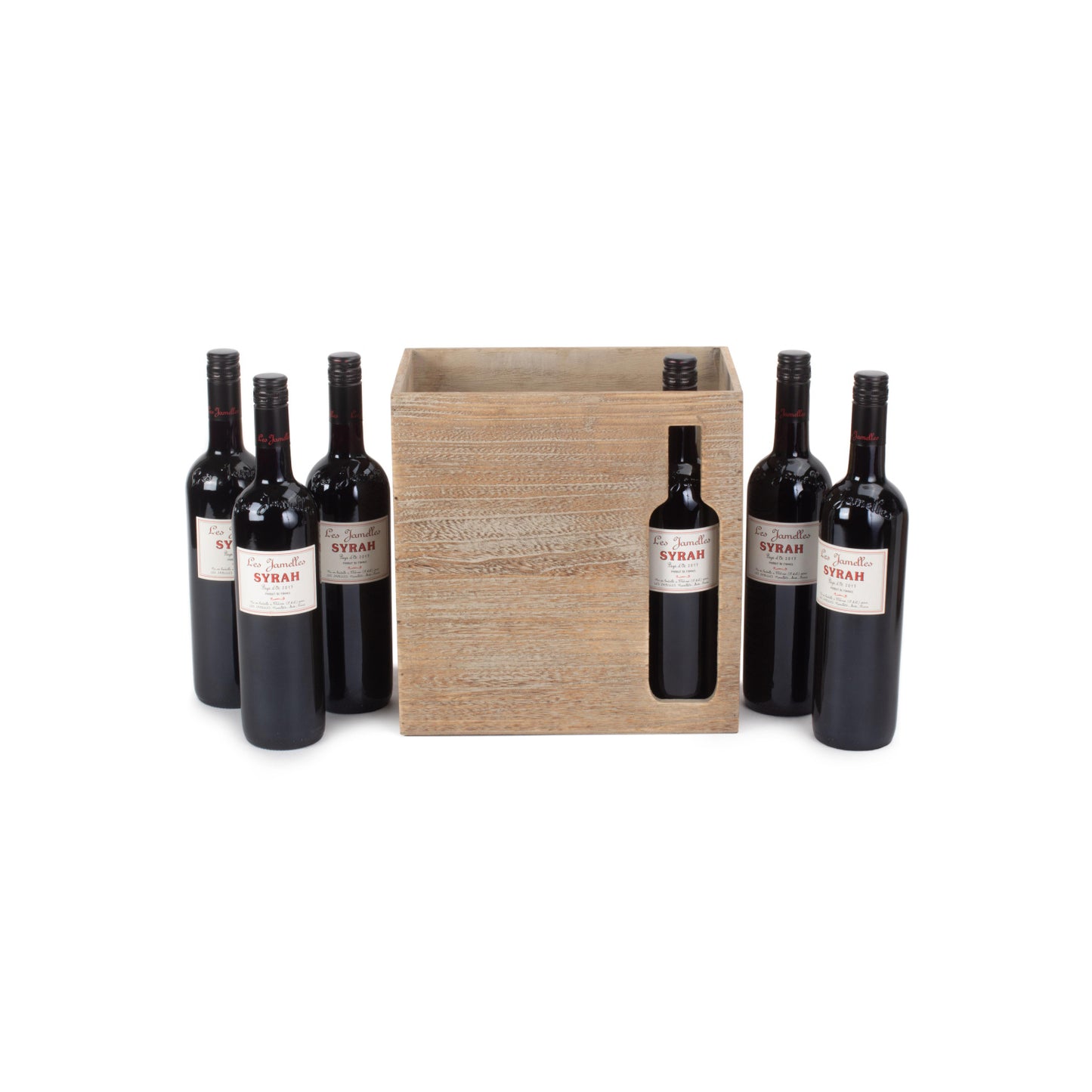 6 Wine Bottle Cut-out Carrier