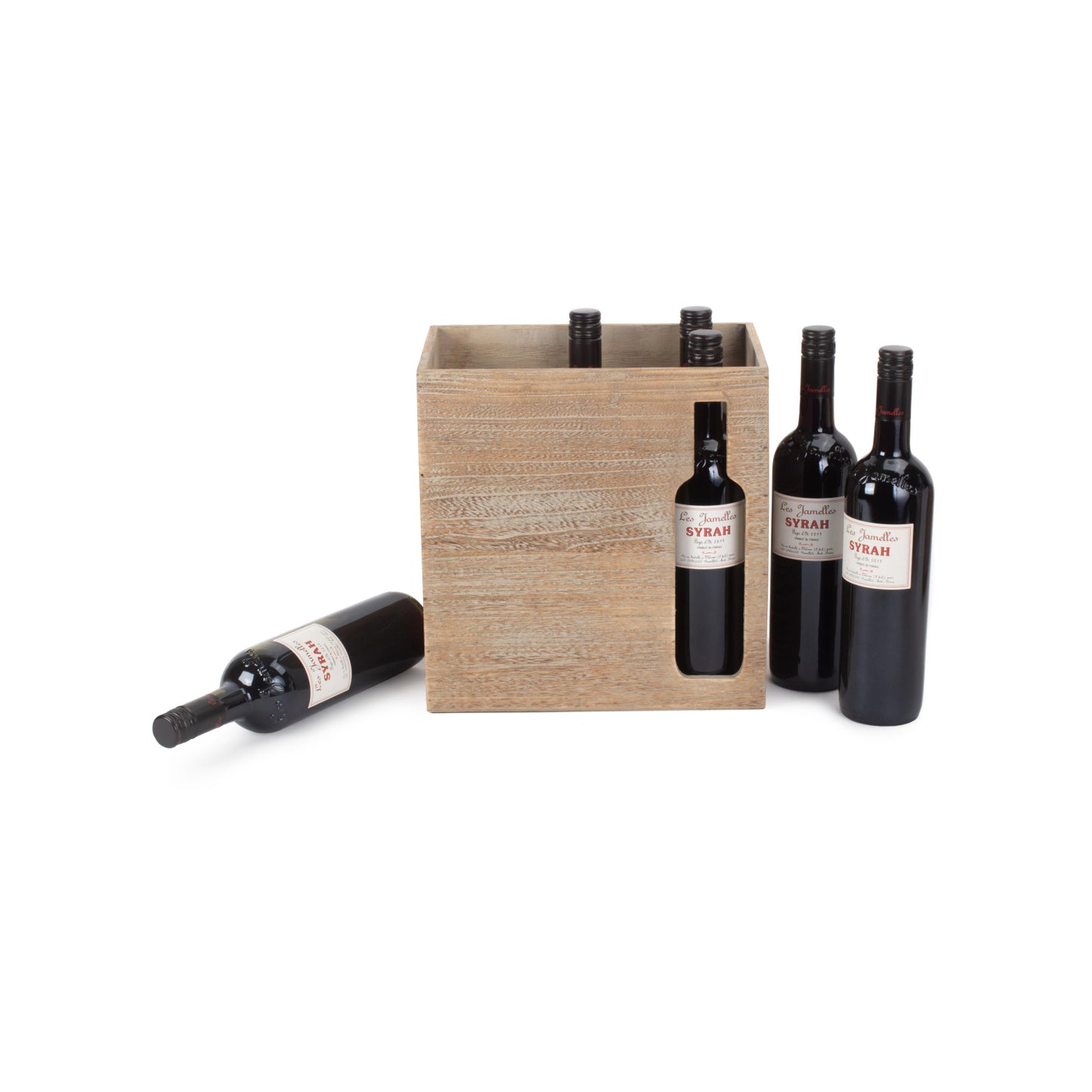 6 Wine Bottle Cut-out Carrier