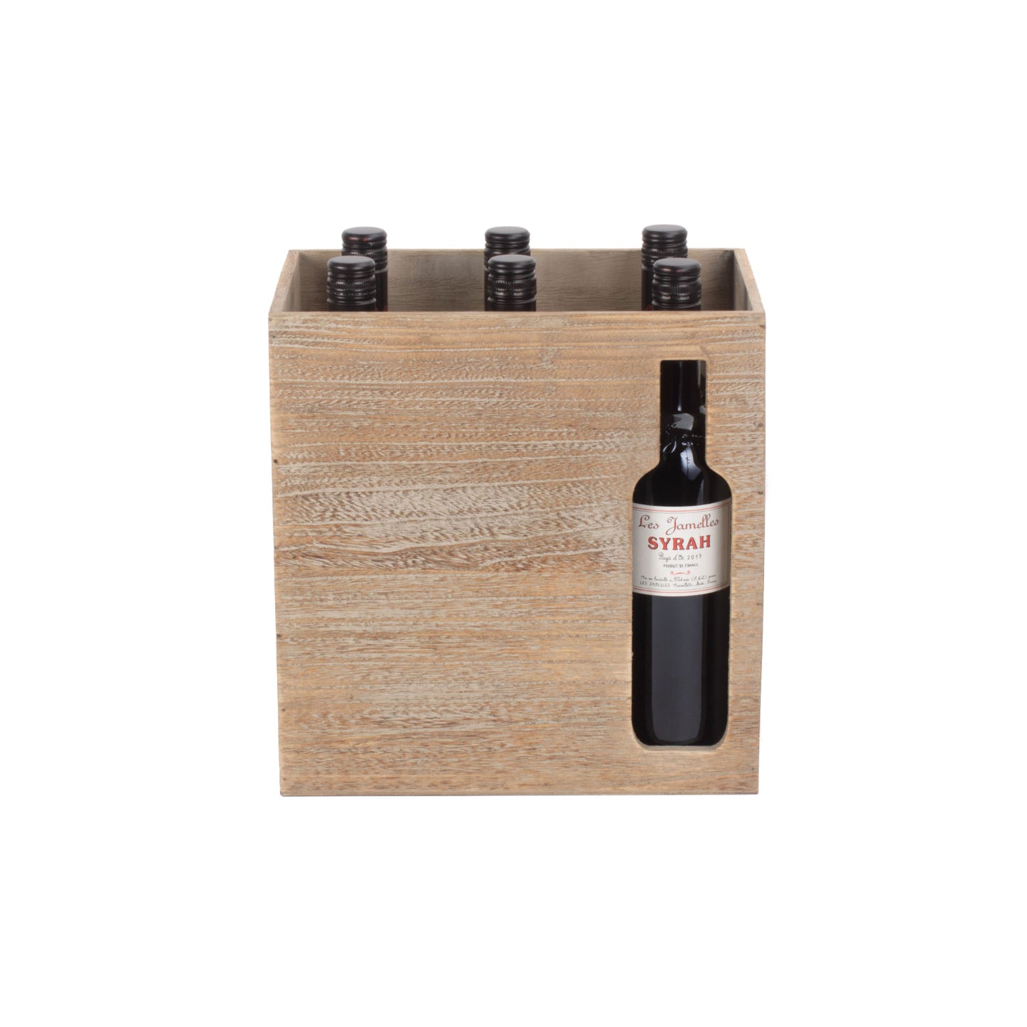 6 Wine Bottle Cut-out Carrier