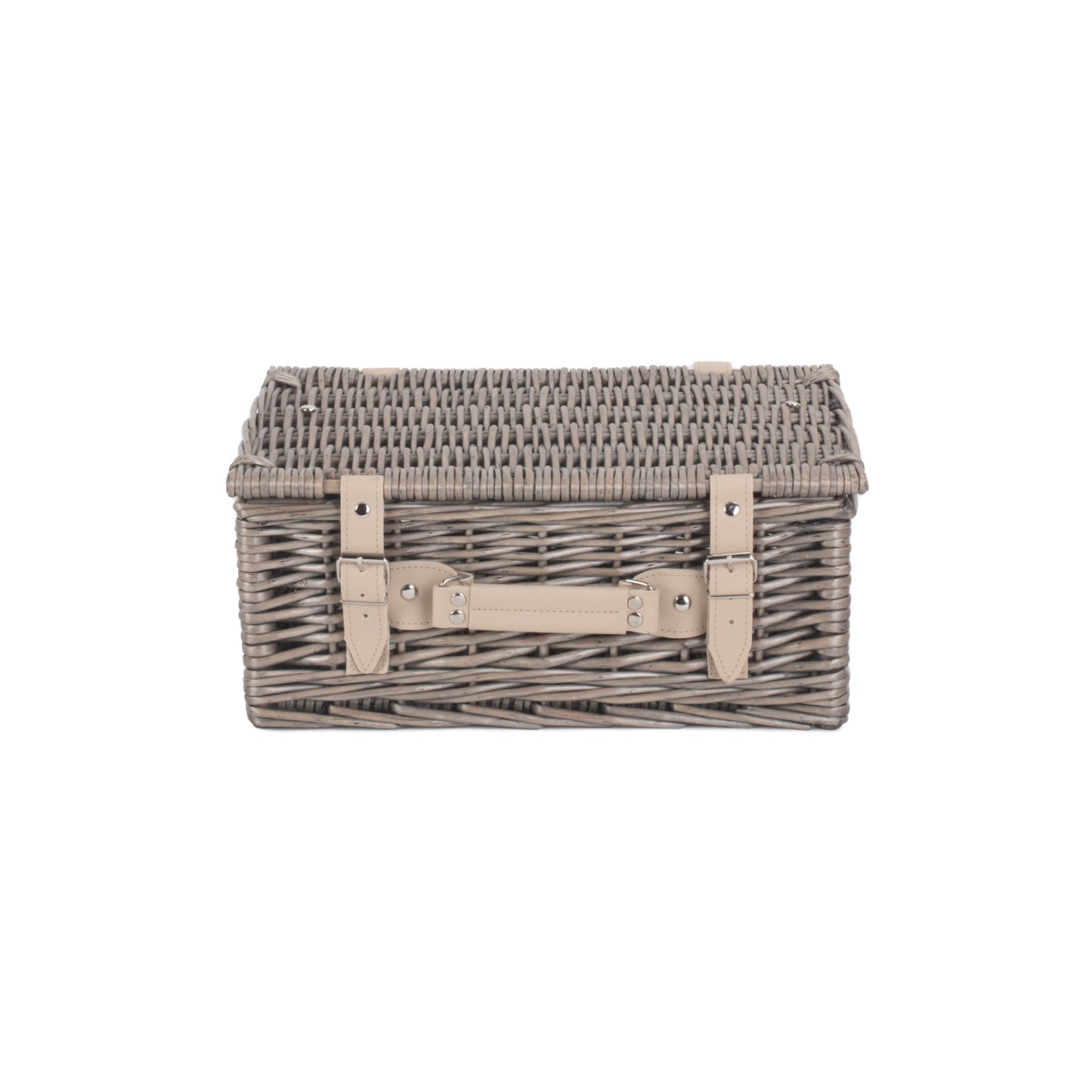 14 Inch Antique Wash Willow Hamper