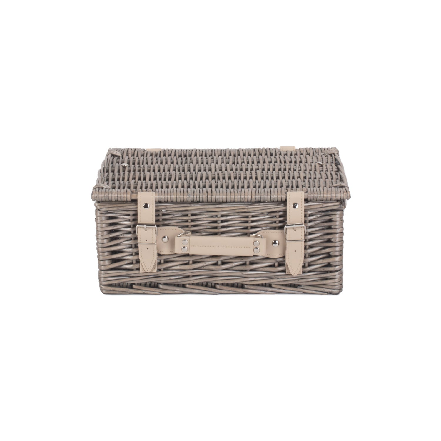 14 Inch Antique Wash Willow Hamper