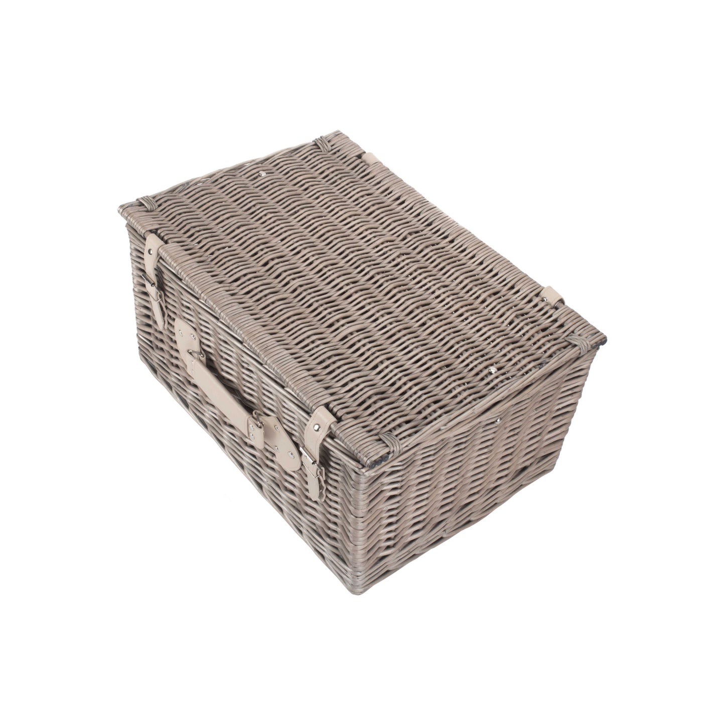 20 Inch Antique Wash Willow Hamper