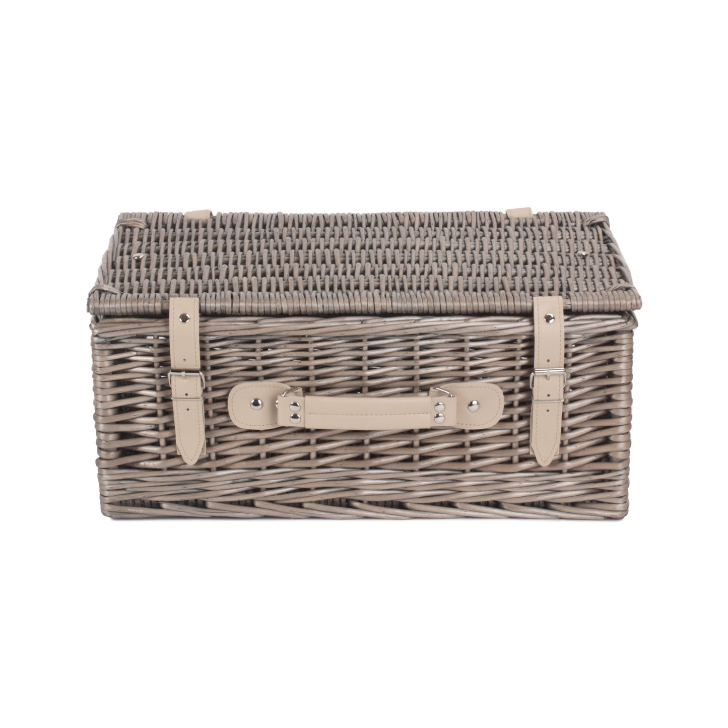 18 Inch Antique Wash Willow Hamper