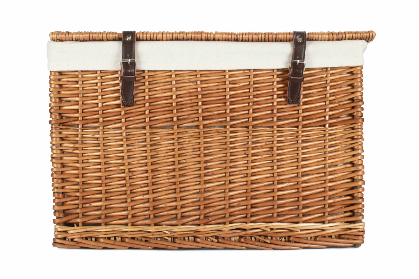 24" Double Steamed Chest Hamper Trunk with White Lining