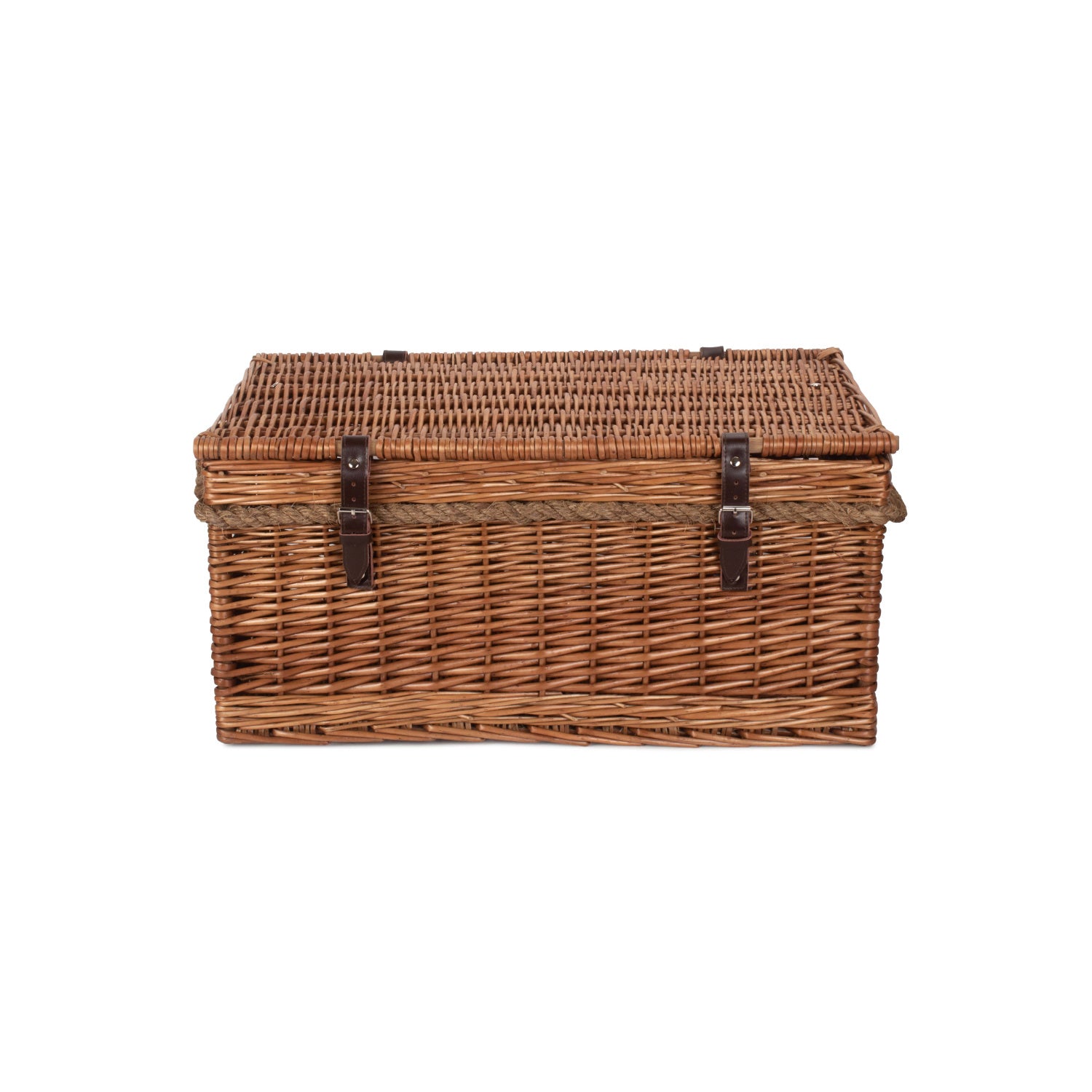 24 Inch Double Steamed Willow Rope Handled Trunk